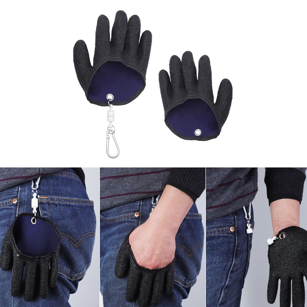 Rubber+polyester Fiber Fish Groves Fisherman Fishing Catch Fishing Catching