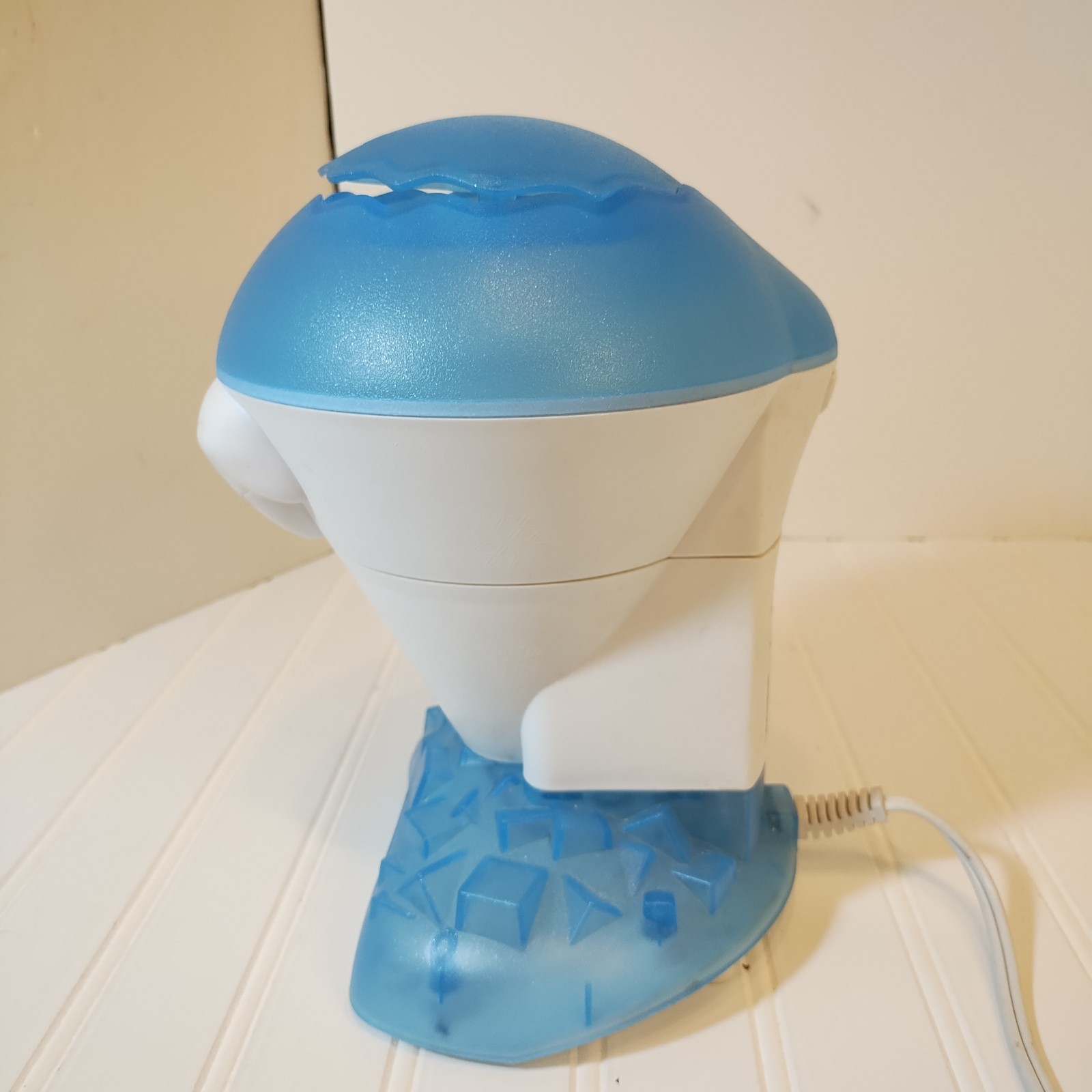 Rival Ice Shaver IS150 Snow Cone Maker Blue Tested Works