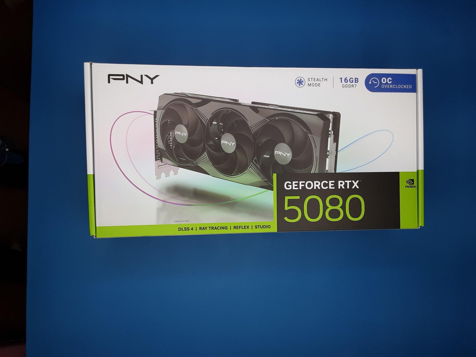 PNY GeForce RTX™ 5080 Overclocked Triple Fan Graphics Card *BOX ONLY*