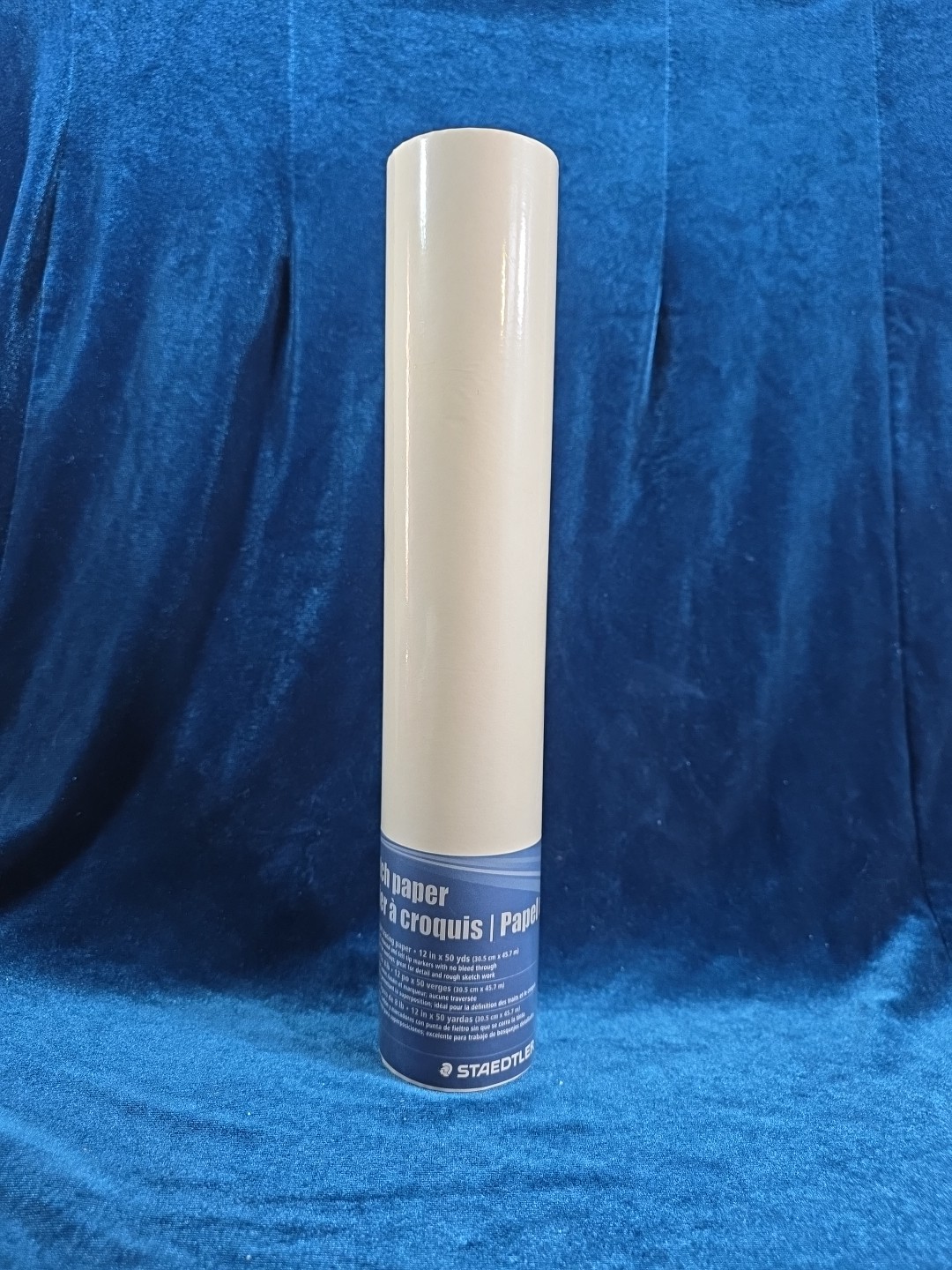 Staedtler 937S1250R Transparent Sketch Paper Roll, 12" X 50 Yd, White New Sealed