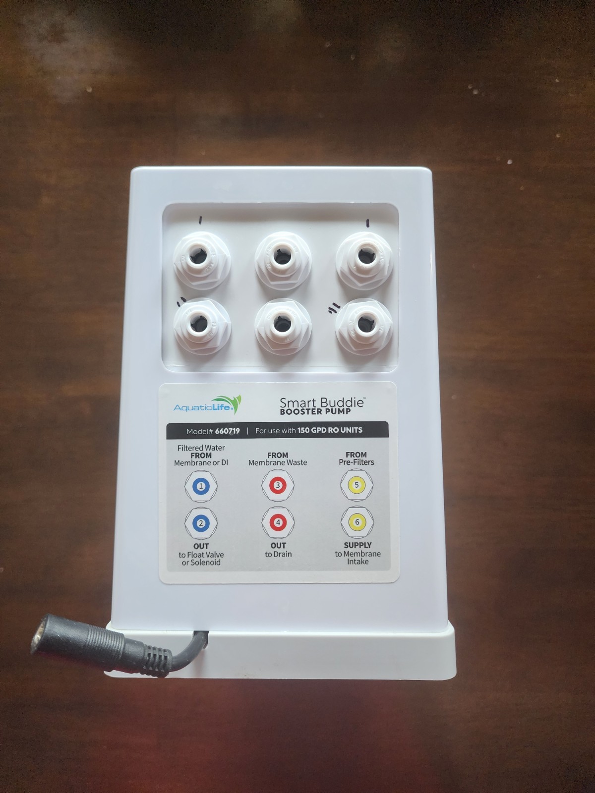 Aquatic Life Smart Buddie Booster Pump for 150 GPD Reverse Osmosis RO/DI Systems