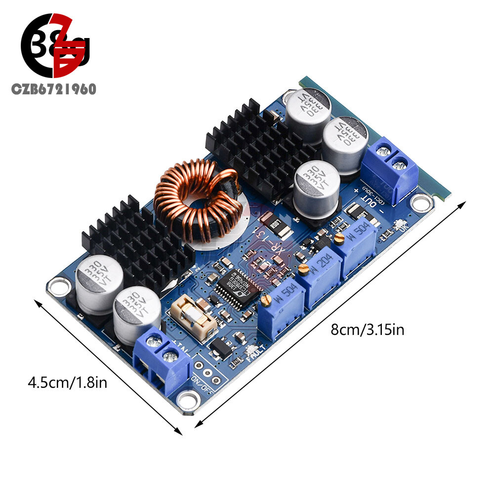 LTC3780 10A DC 5V-32V to 1V-30V Automatic Step Up Down Regulator Charging Module