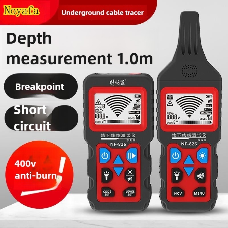 NF-826 Wire Finder Multi functional 400V Wire Detector Strong Electric Buried Wi