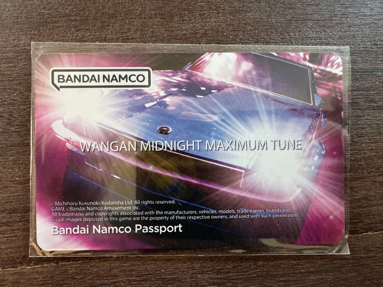 Unused Bandai Namco BANAPASSPORT Card WMMT Wangan Midnight Maximum Tune