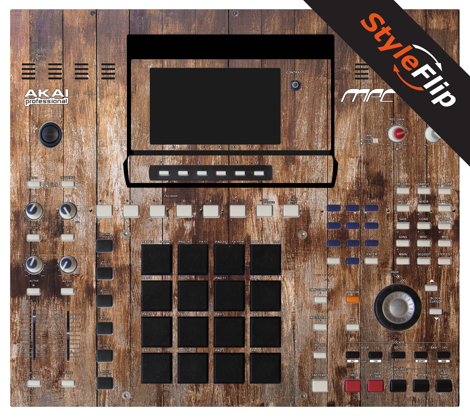 Akai MPC 4000 Skin | Wood #1 | Protective Decal | StyleFlip Skins