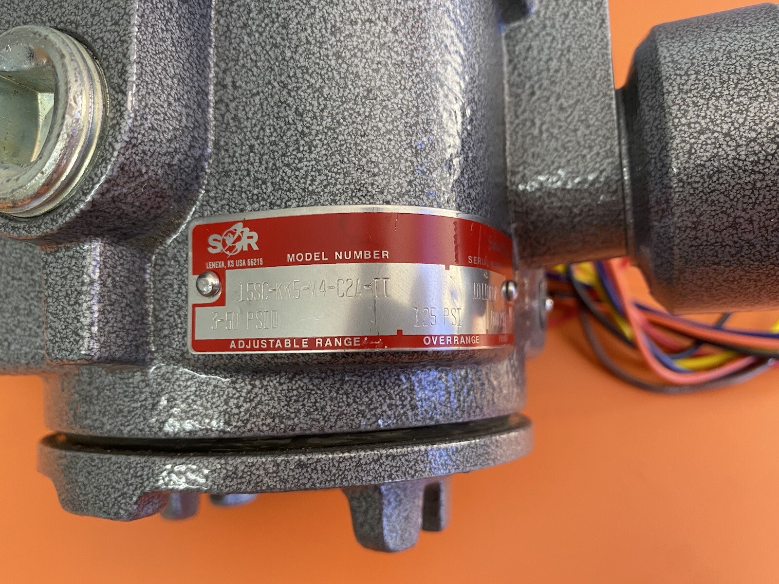 SOR Static O Ring Pressure Switch 3-50PSID 125PSI