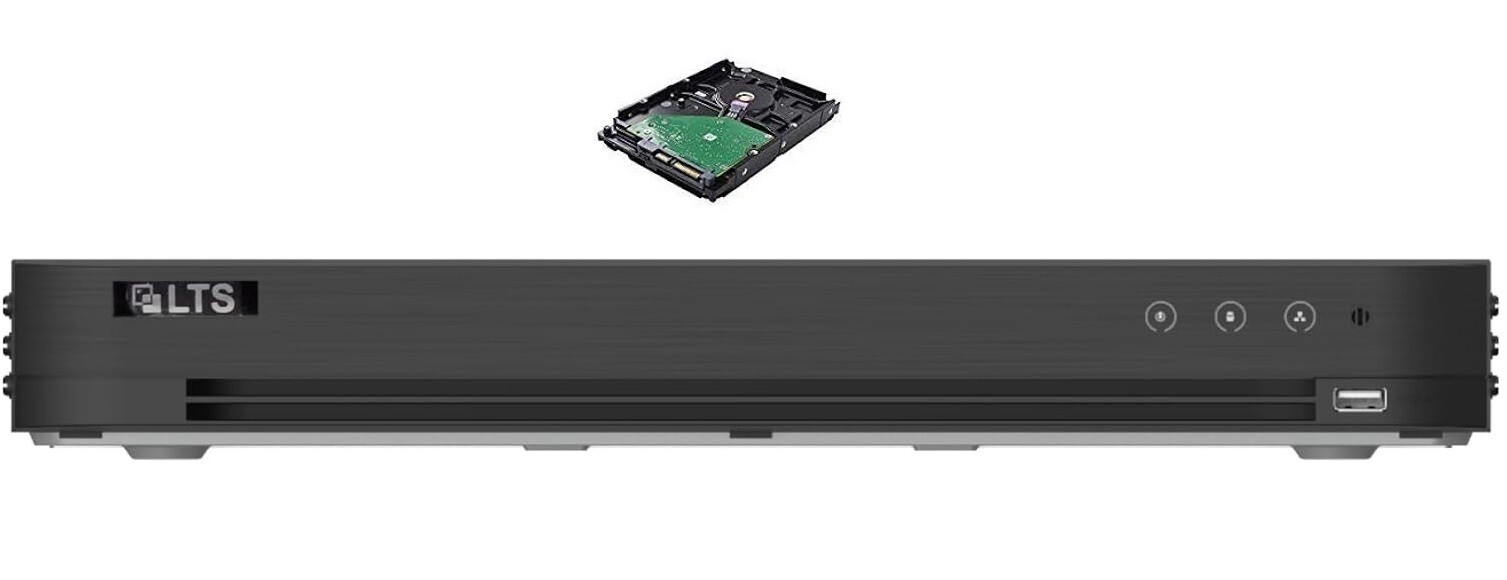 16 Channel H.265 Standalone Hybrid DVR HD-TVI/Analog 30fps/720p,12fps/1080p 2TB