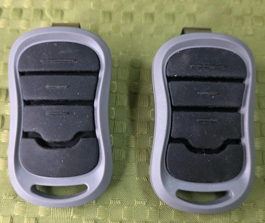 TWO For Genie GITR-3BX Three Button G3T-A Garage Gate Door Opener Visor Remote