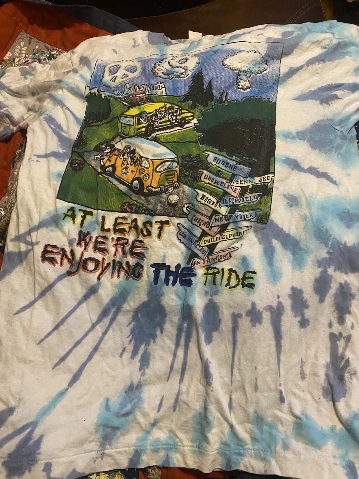 Early 90s Grateful Dead Bootleg Concert Tshirt