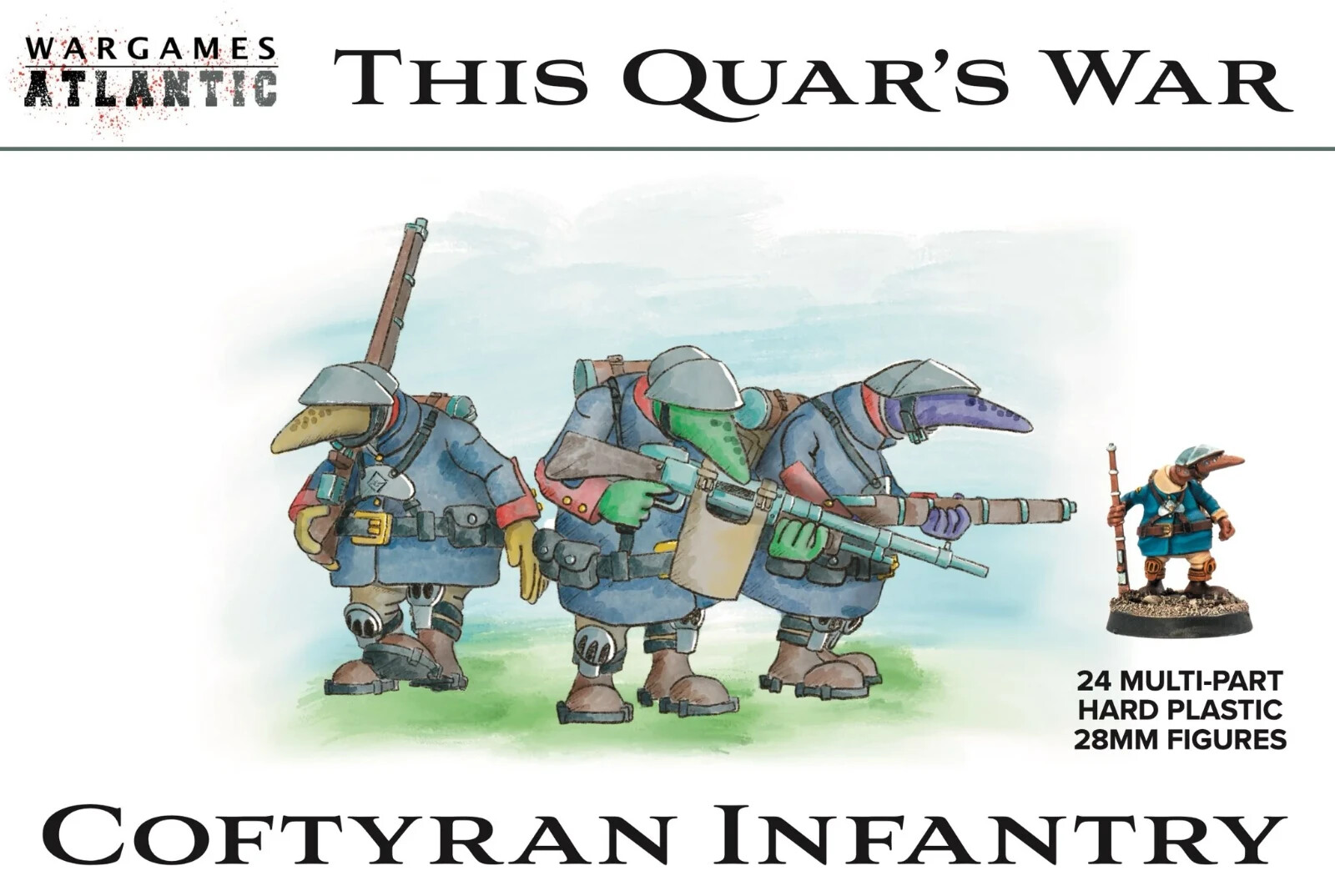 Wargames Atlantic Quar Coftyran Infantry Boxed Set 28mm Models