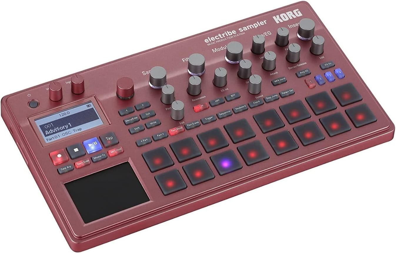 KORG ELECTRIBE2S-RD Red electribe2S Sampler Music Production Station NEW