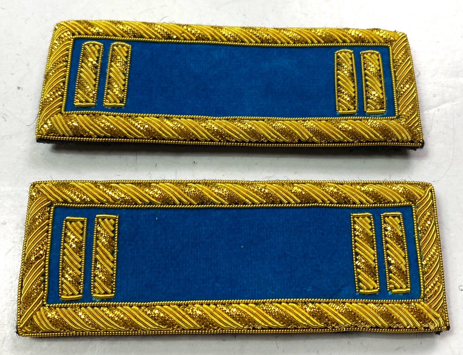 INDIAN WARS US ARMY M1866 INFANTRY CAPTAIN TUNIC SHOULDER BOARDS W/CILPS