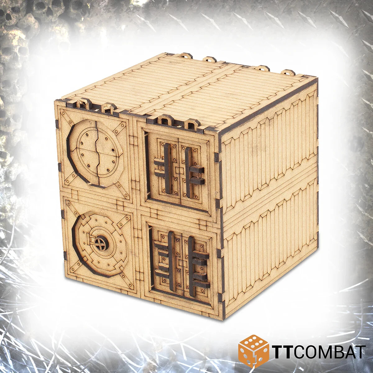 TTCombat TTSCW-SFG-166 Goliath Container Wall (Sci-Fi Gothic) Terrain Kit