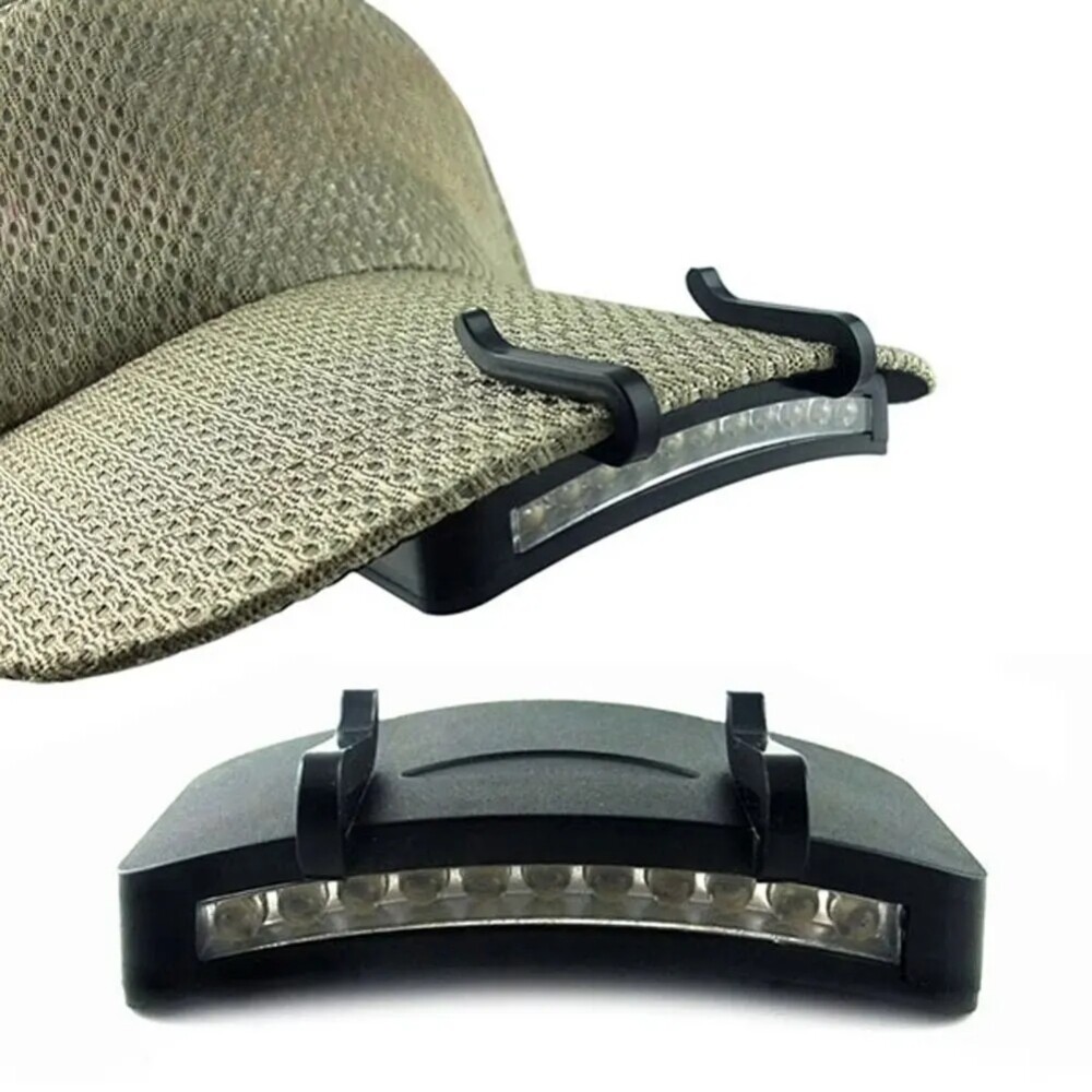 Clip Headlamps Head Lamps Hard Hat Accessories Cap Hat Light Clip on Flashlight