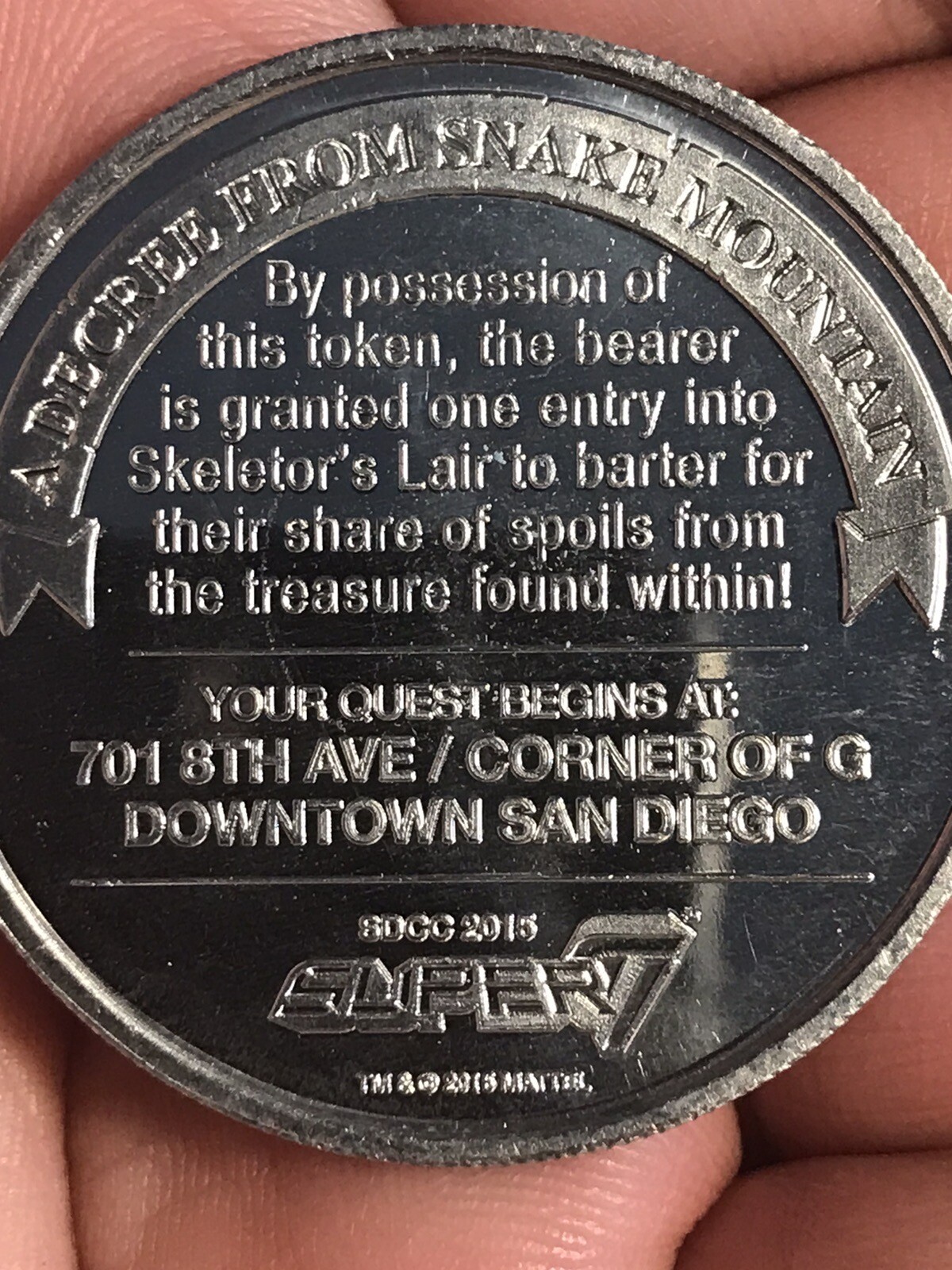 Advertisement Token - Skeletor Liar - San Diego, California