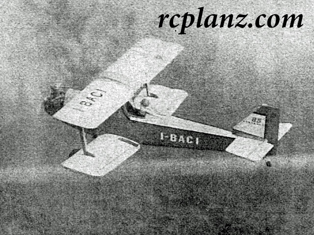 R/C AIRPLANE PLANS & PATTERNS: Sympa Sympa 42" Wingspan - RC Sport Biplane