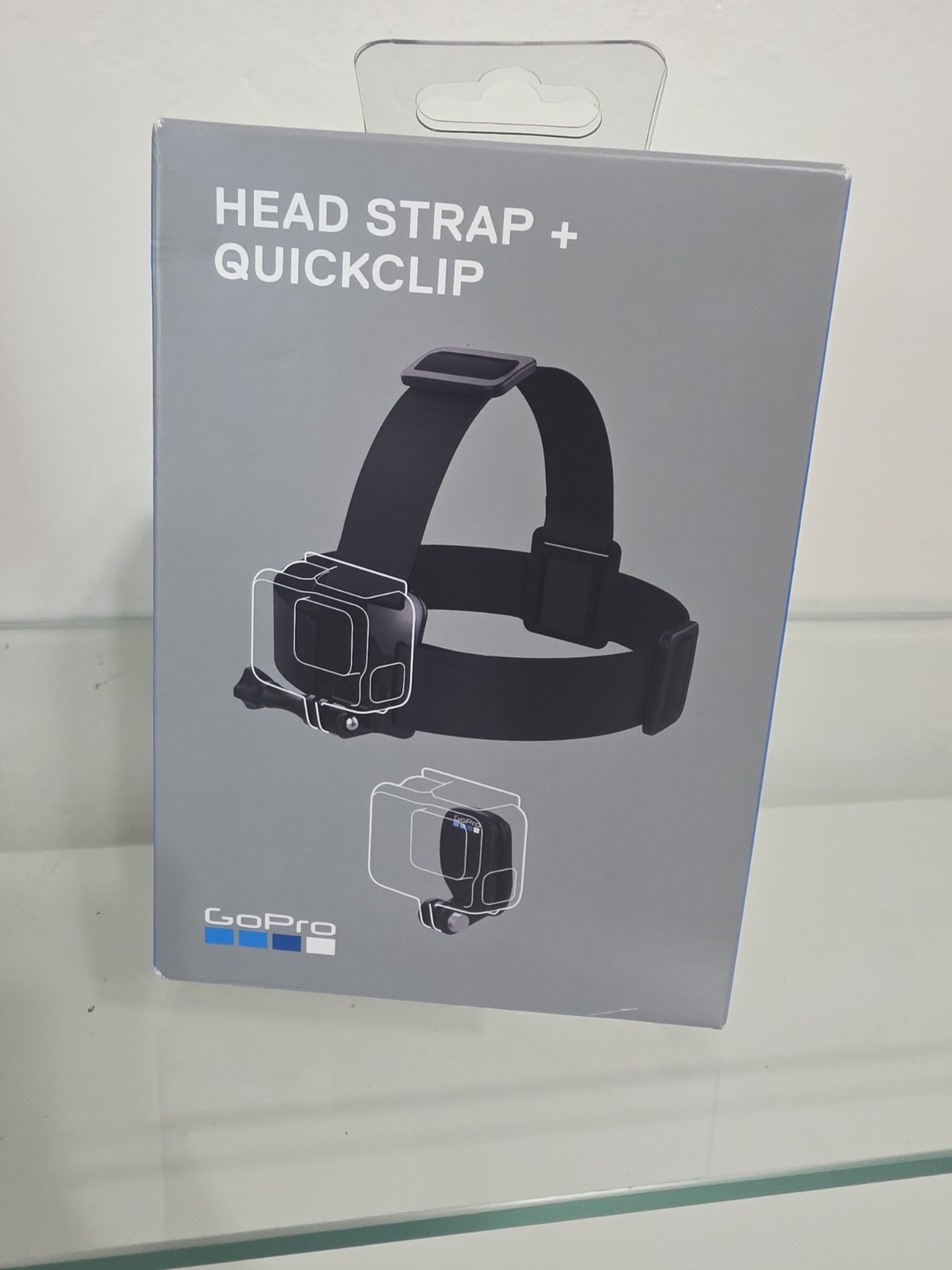 GoPro Adjustable Head Strap + QuickClip Black for HERO & MAX Cameras FREE ✈️