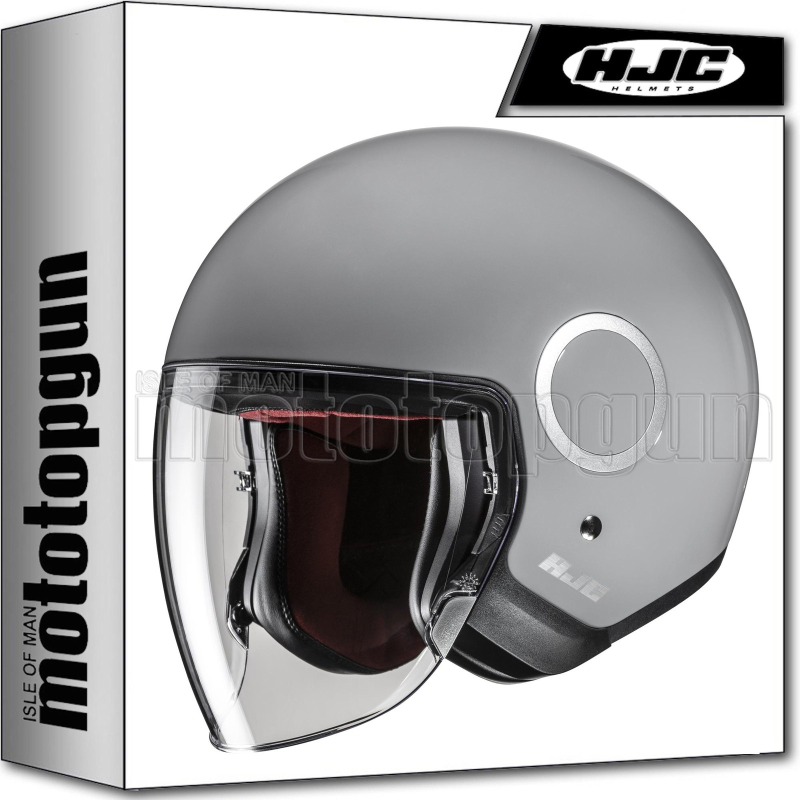MOTORCYCLE JET HELMET HJC RPHA 40 GREY XS