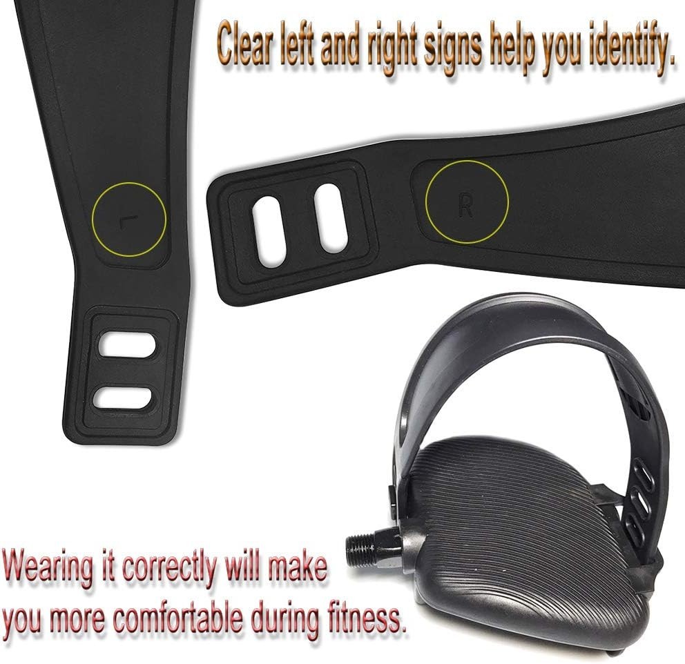 Lightweight Adjustable Bike Pedal Straps - Built for Performance & Durability