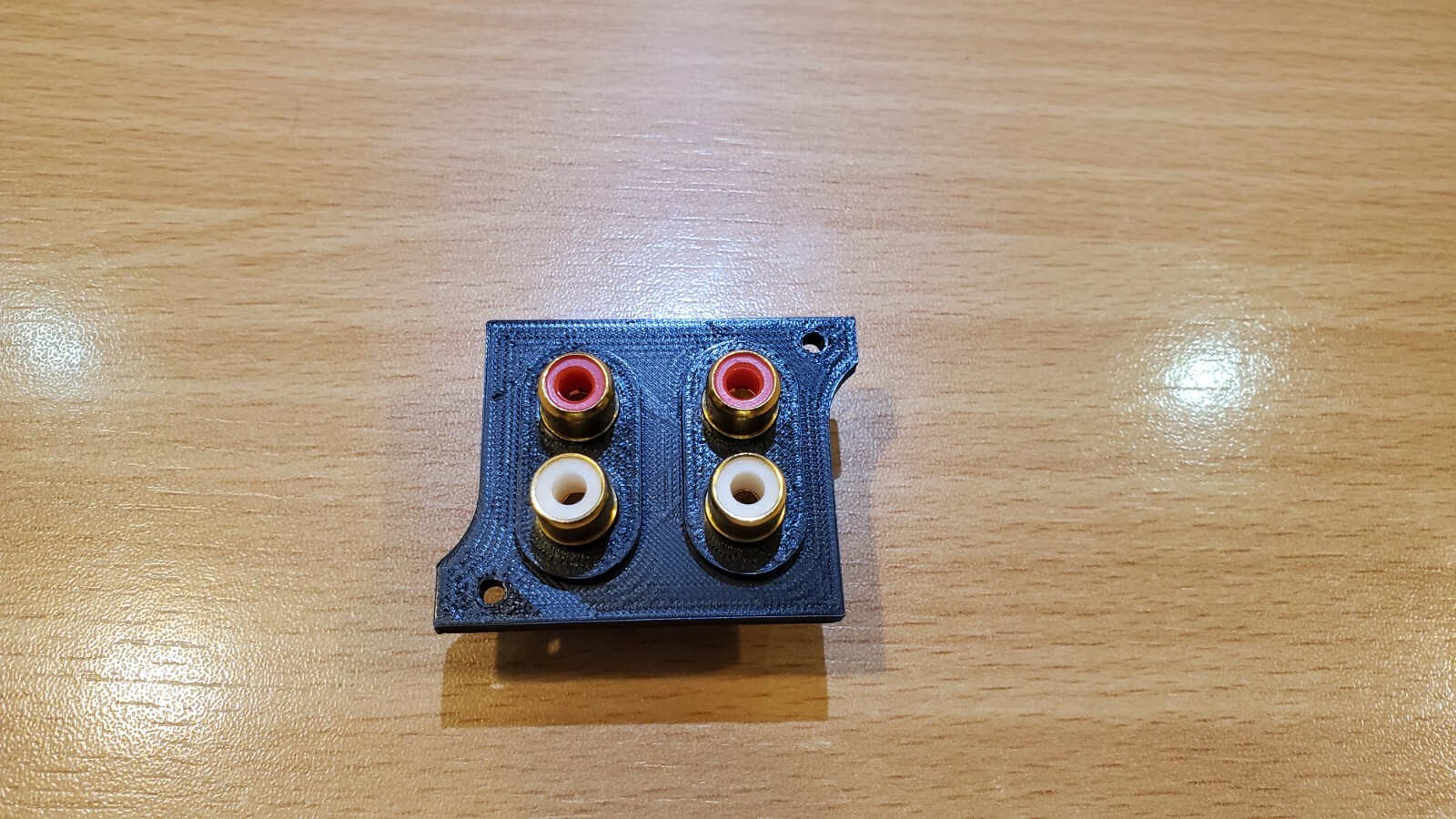 Yamaha Panel Mount Gold Plated RCA Terminals (Dual Pair)