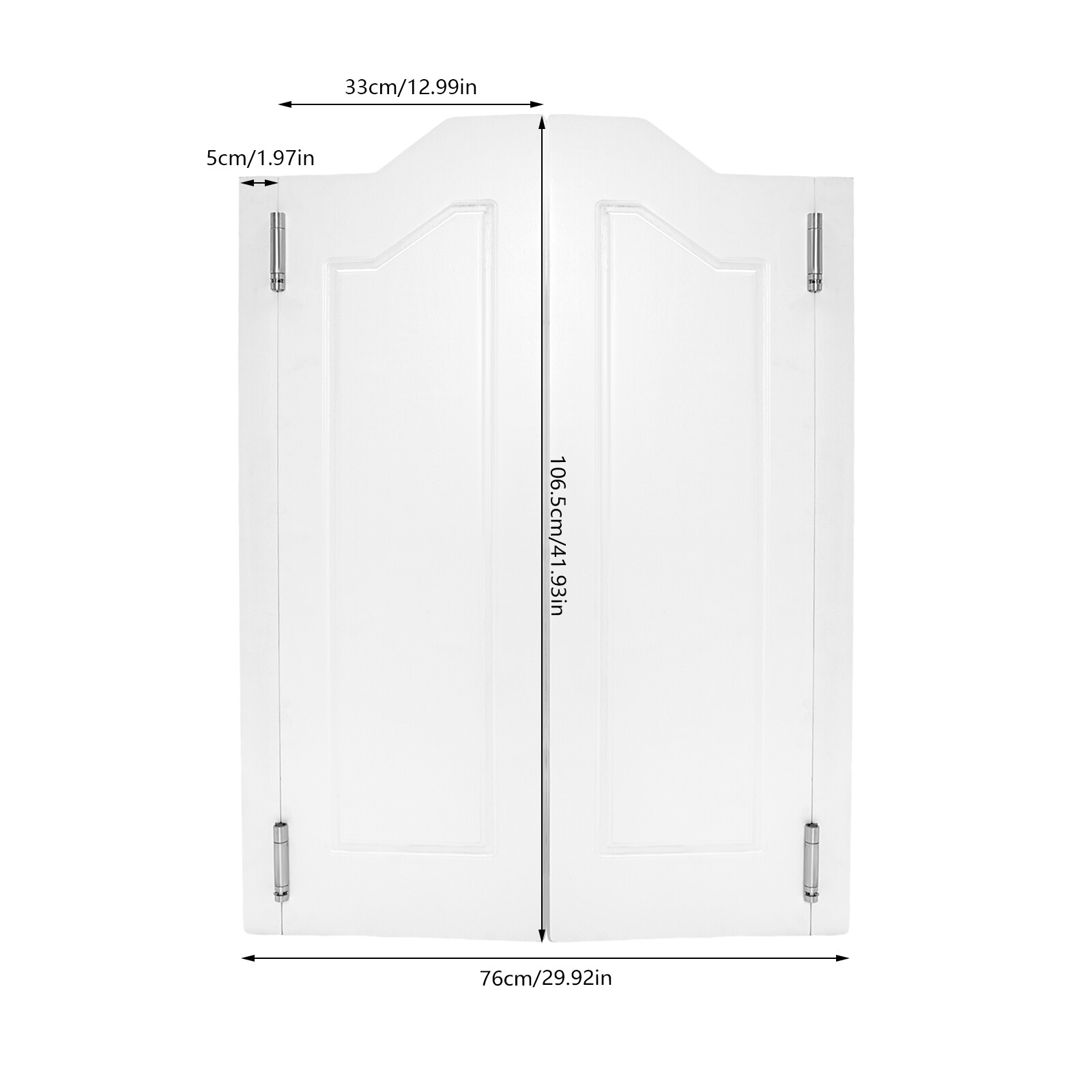 Coffee Doors Half Doors For Doorway Partition Door Wood Counter Doors 1 Pair