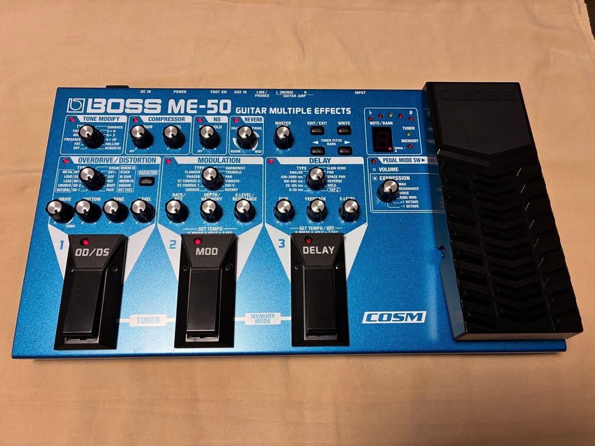 BOSS ME-50 Guitar Multi-Effects Processor Excellent Japan