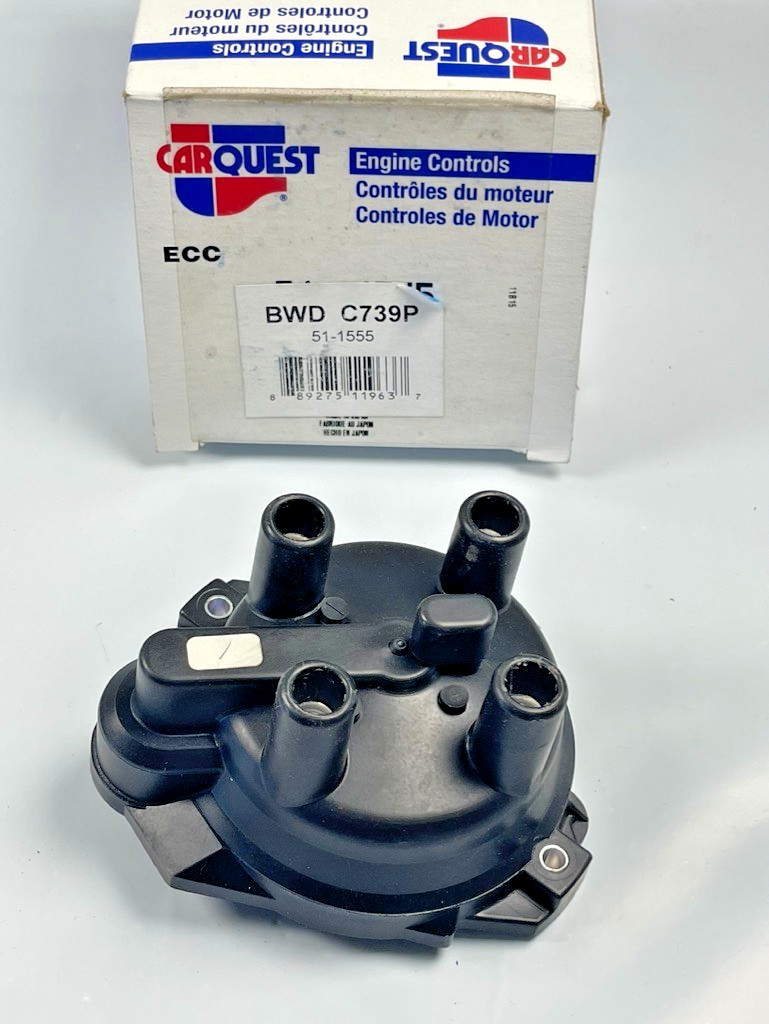 Distributor Cap from BWD # C739 ; for Plymouth, Mitsu, Dodge, Eagle in chart