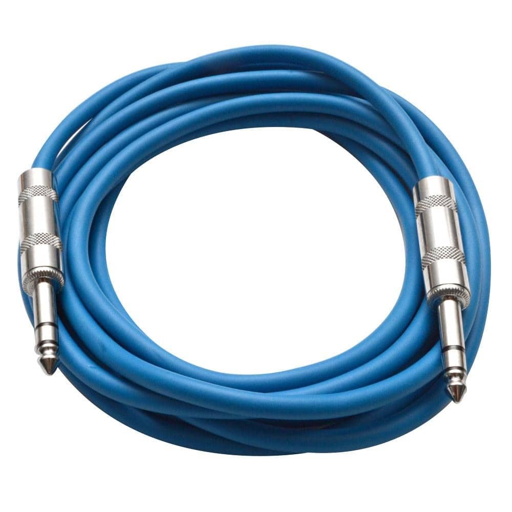 SATRX-10 Blue 10 Foot TRS Patch Cable