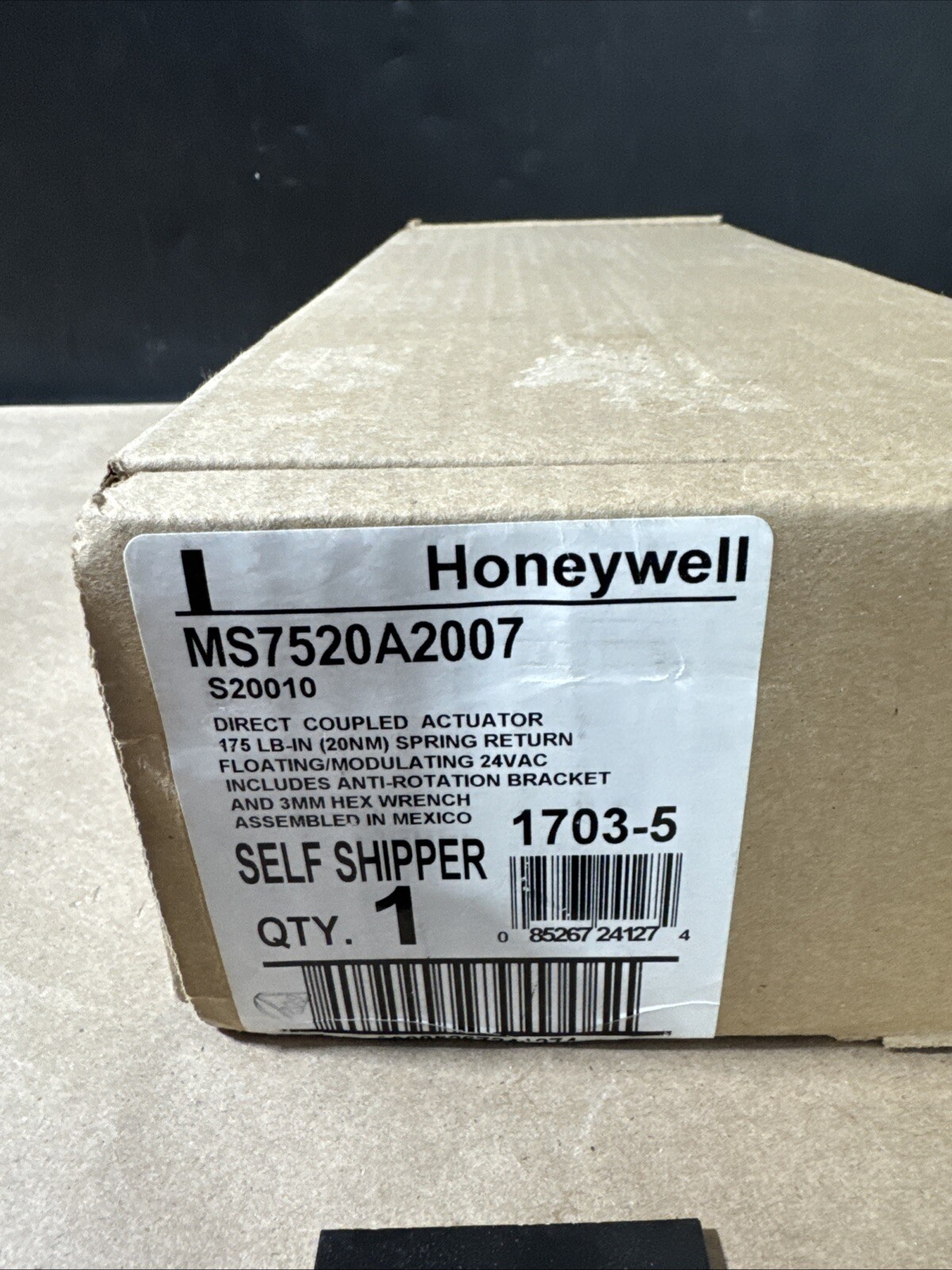 New Honeywell MS7520A2007 Direct Coupled Actuator Warranty 🇺🇸