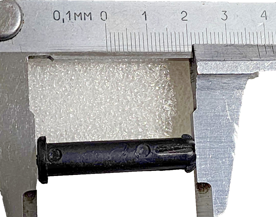 (QTY:10) 7.6mm Snap Ring Lock Pins -Type 2 Nylon Plastic NRTL