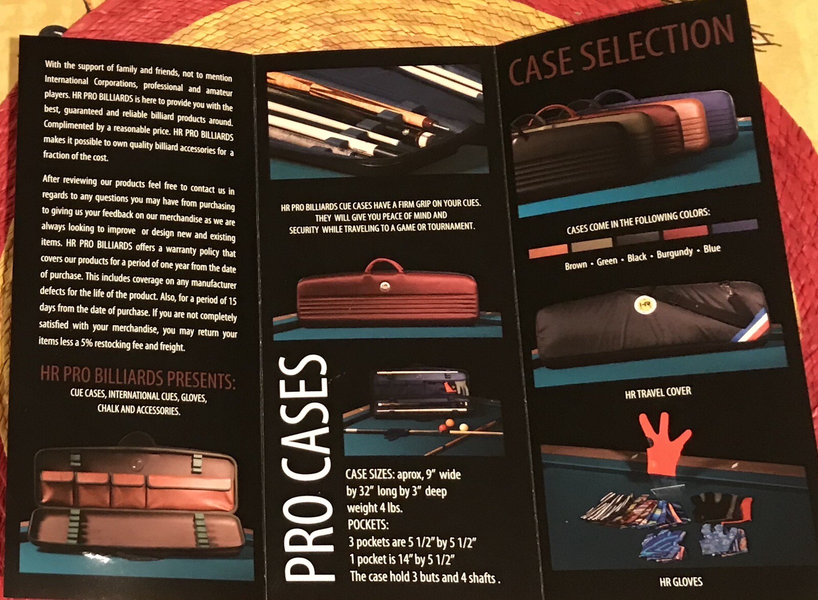 Pool Cue Hard Case HR