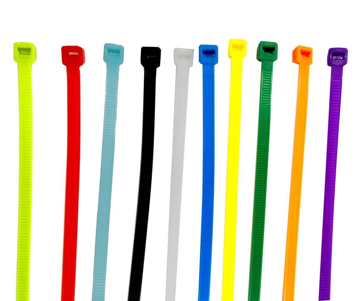 Nylon Cable Ties Heavy Duty Zip Ties With Selflocking 10 Colors On Ethernet Uv B