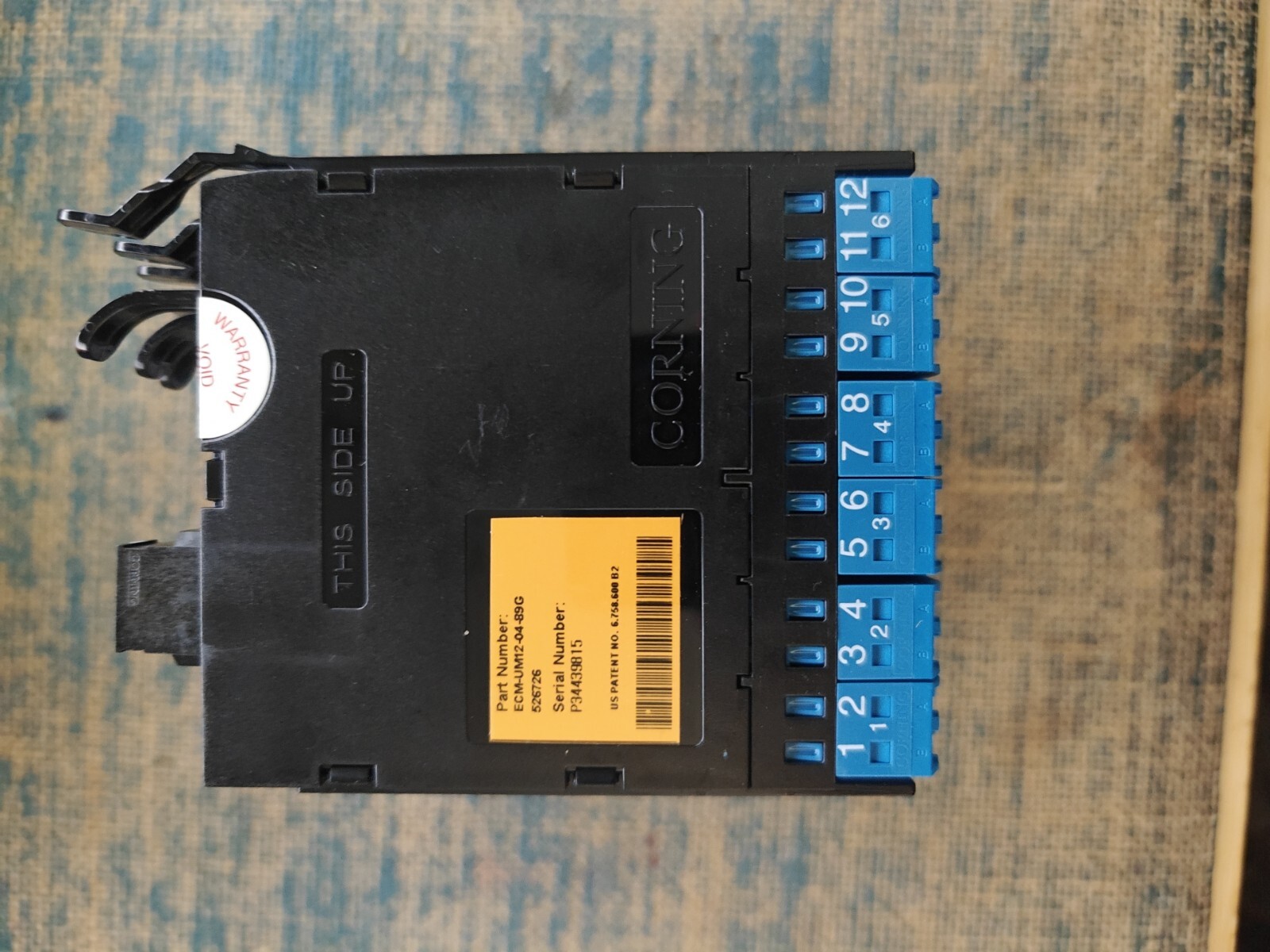 (Lot Of 16) Corning Pretium EDGE® LC to MTP Cassette Module ECM-UM12-04-89G
