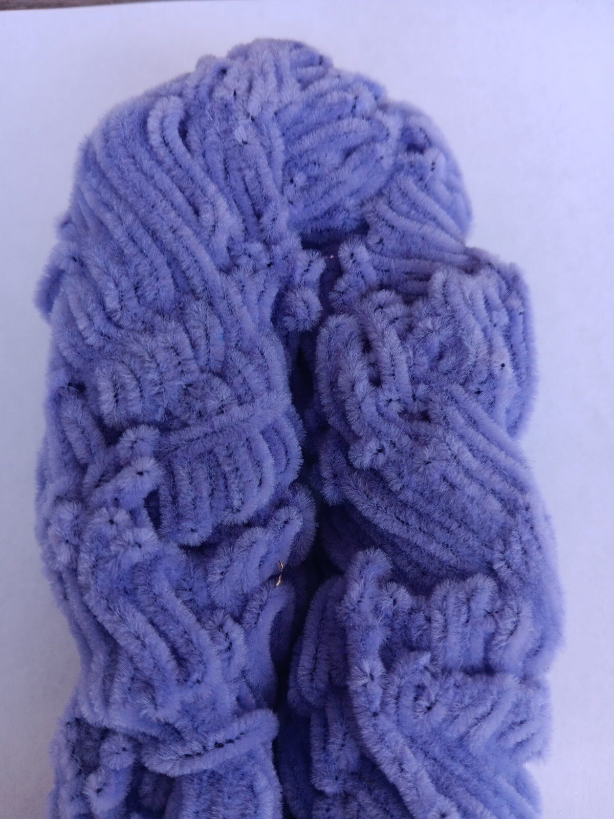 NYLON CHENILLE SIZE #1,  72 Yard  SKEIN, Fl. Blue Fly & Jig Tying Material