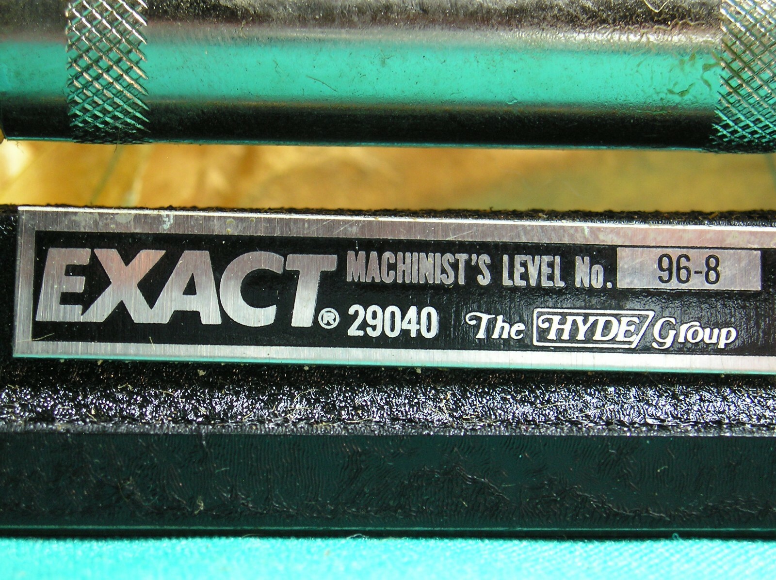 Vintage 'EXACT' 8" Machinist Level - Brand New old stock #96-8 ,w/ BOX