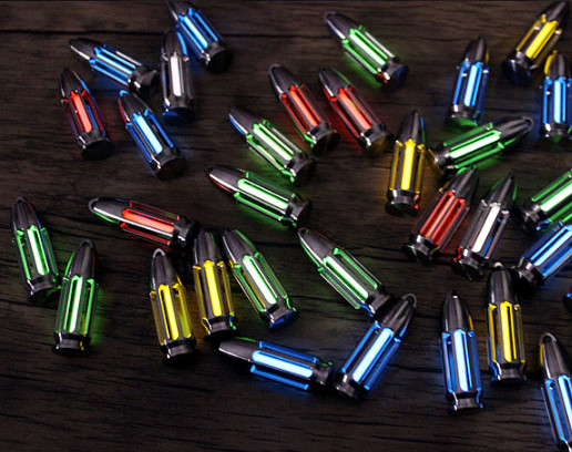 3x22.5mm Glass Tube W/ Titanium Enclosure Night Luminous 25 Years Lamp Tube 1pc