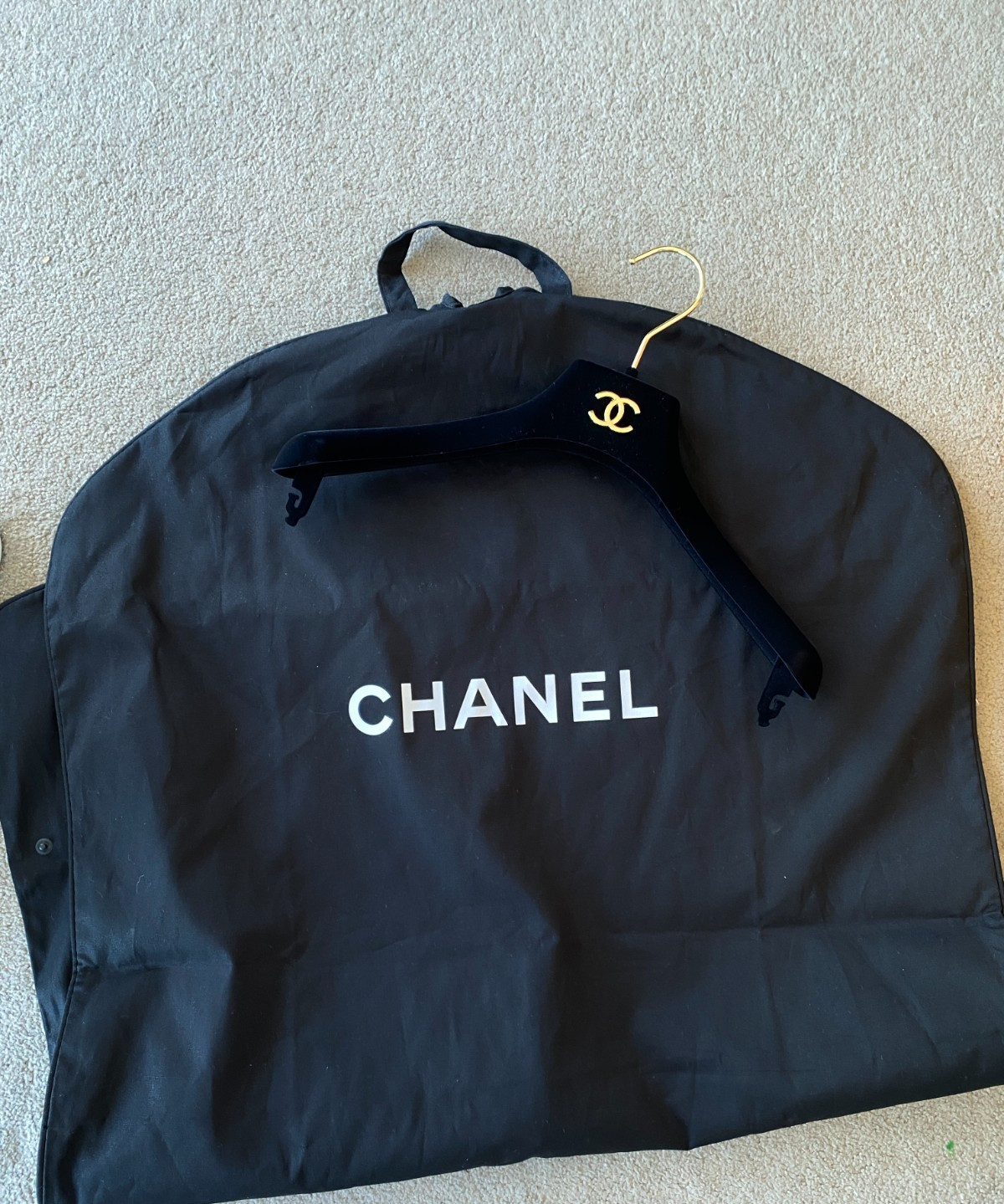 Authentic Chanel Garment Bag Dust Bag Travel Bag Garment Storage Bag With Hanger