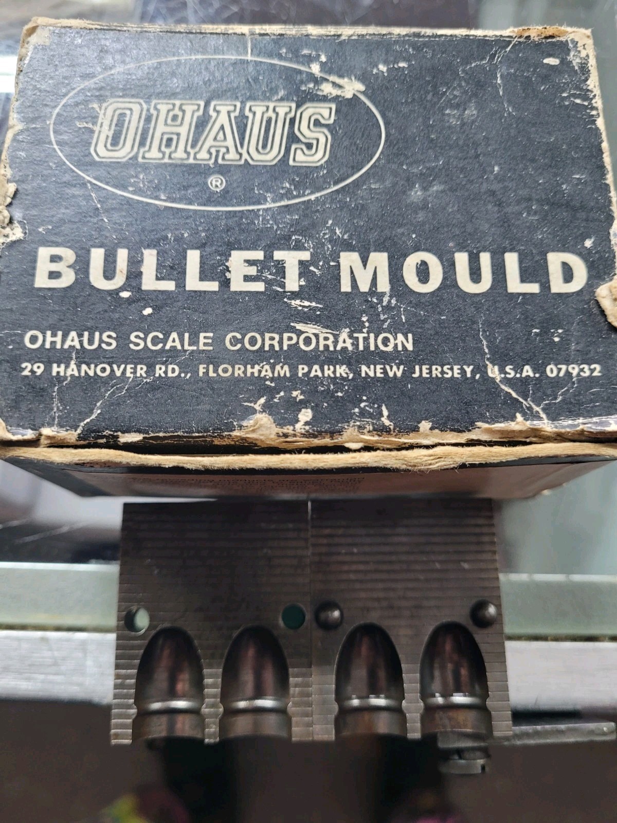 Ohaus 45-225-R Double Cavity Cast Bullet Mould w/ original box & papers
