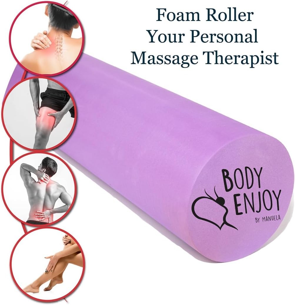 Personal Massage Roller - 4″ Medium-Hard EVA Foam for Effective Pain Management