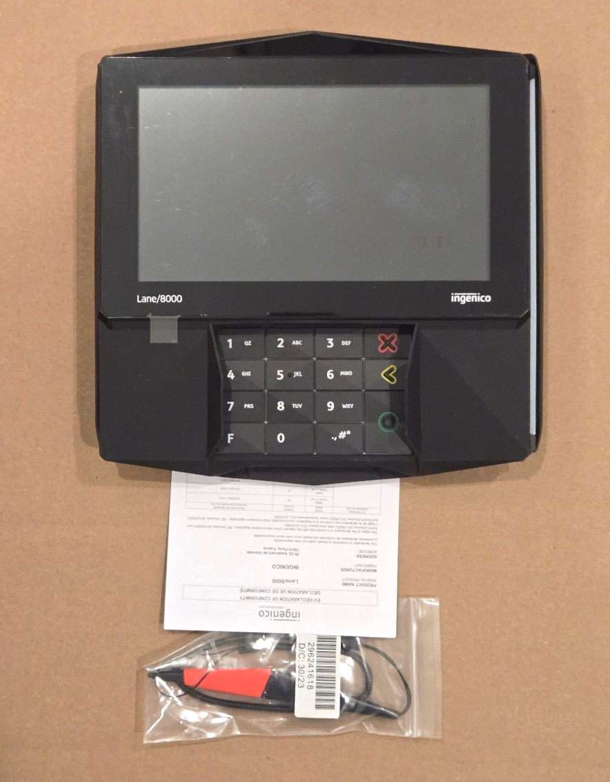 Ingenico Lane 8000 PRH30312953A Payment Terminal LAN800 - New Sealed