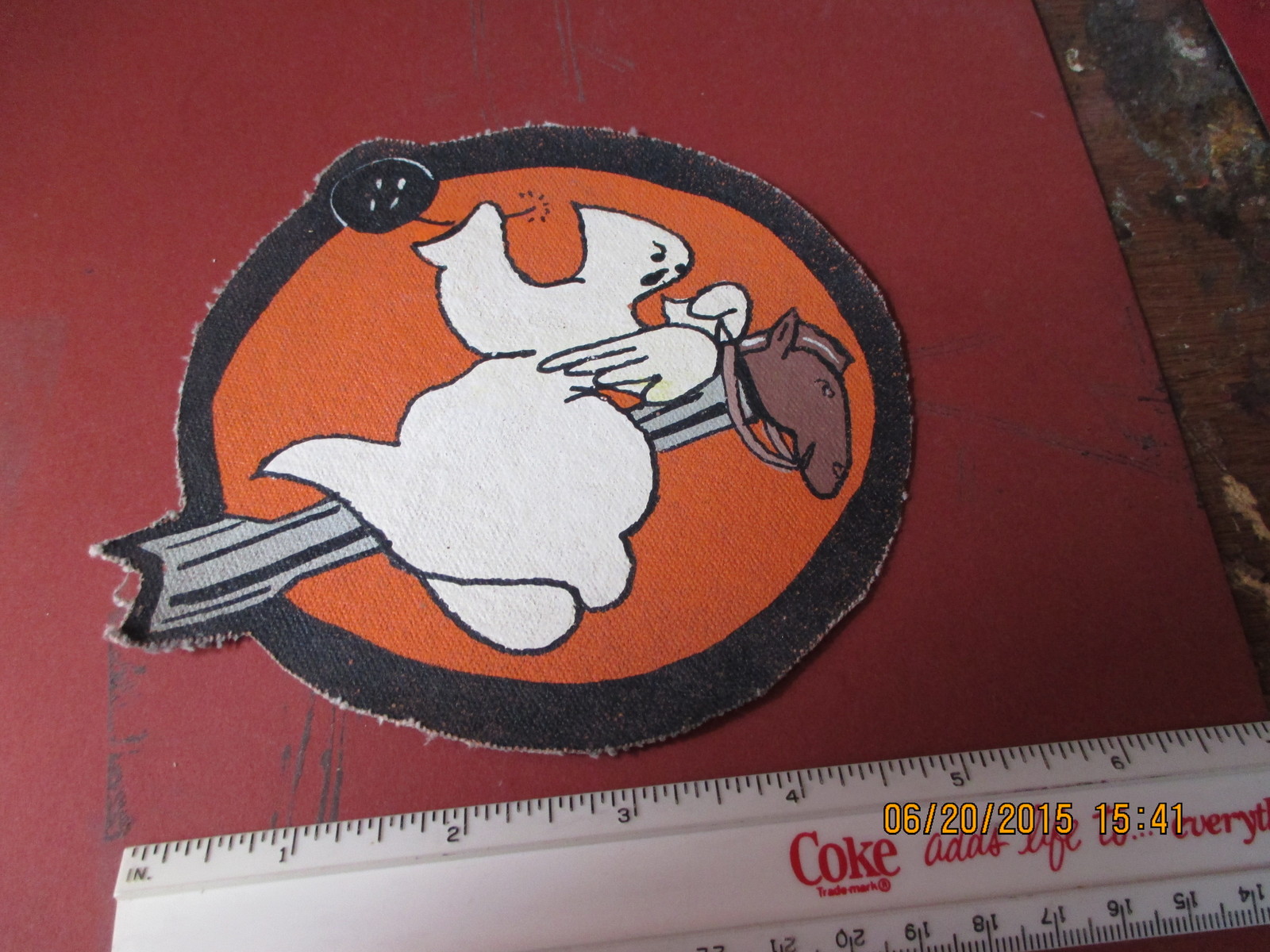 WWII  USN VB-86 GALLOPING GHOST  FLIGHT JACKET   PATCH