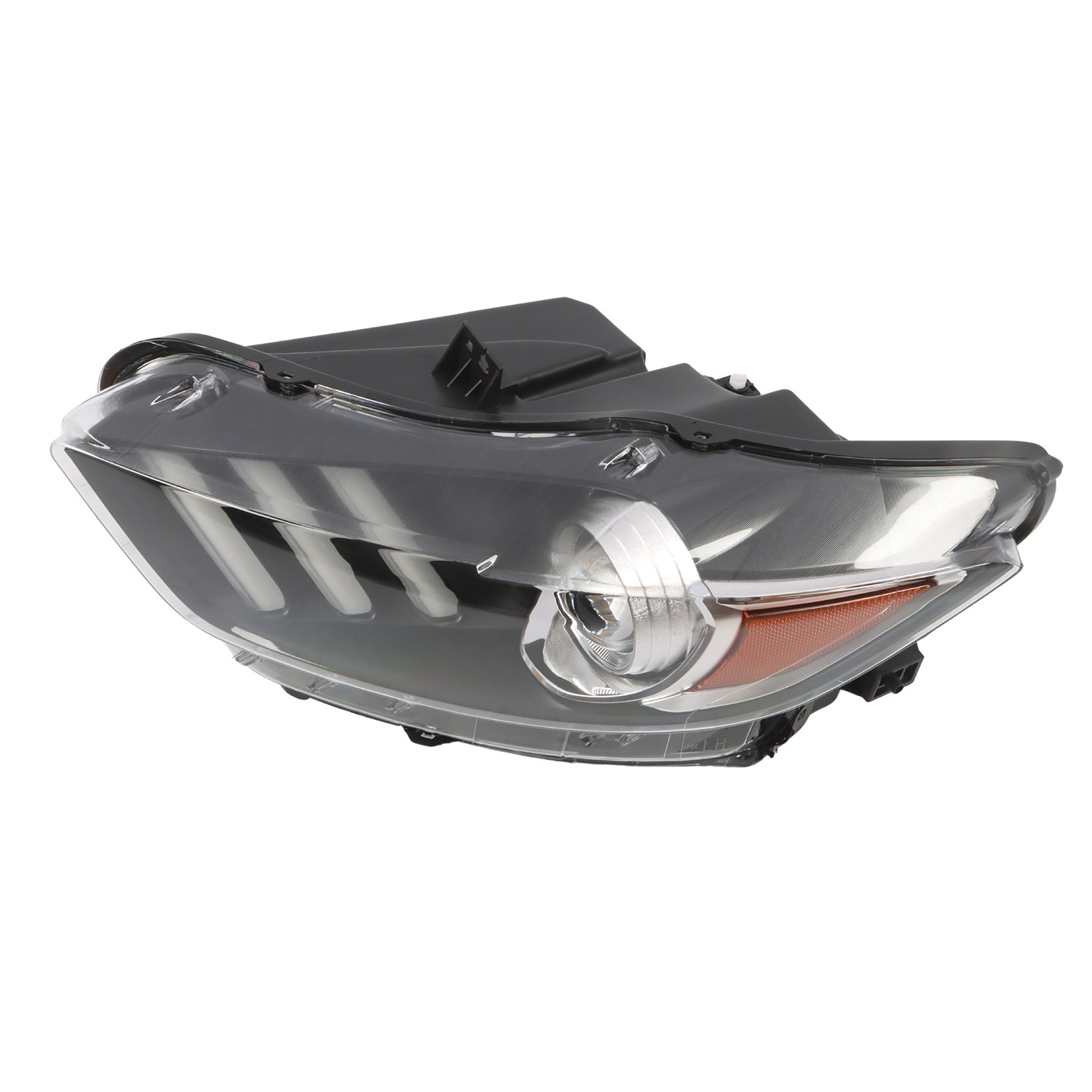 Left+Right Headlights Assembly Pair For Ford Mustang 2015 2016 2017 Clear Lens