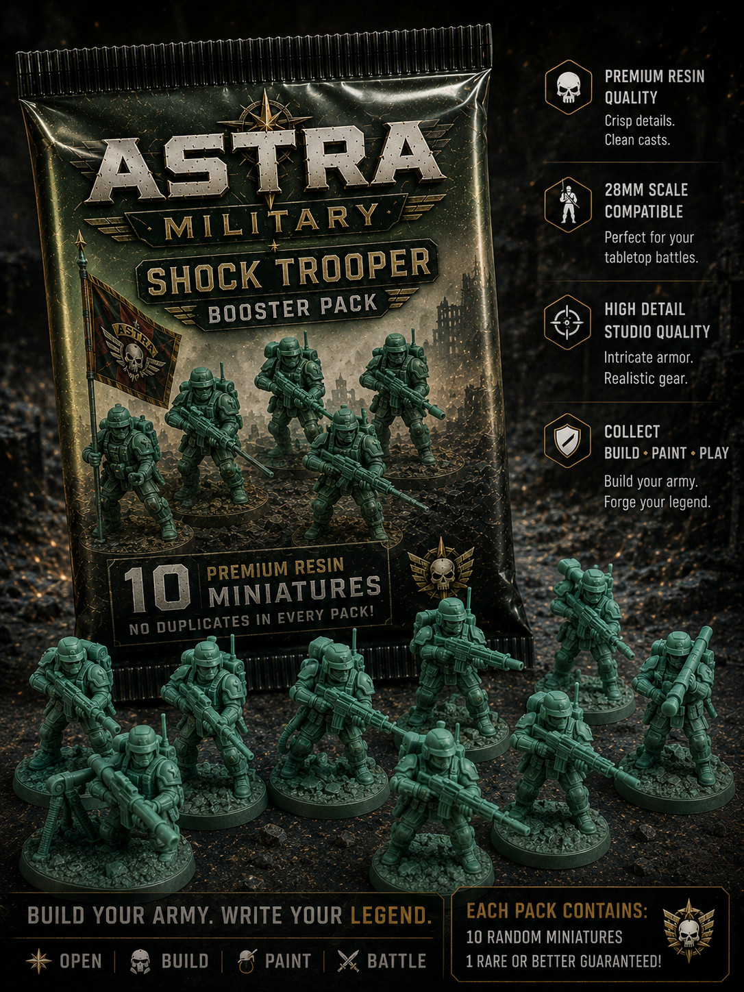 Astra Military Shock Infantry Squad(Loot Crate Style D20 Roll)