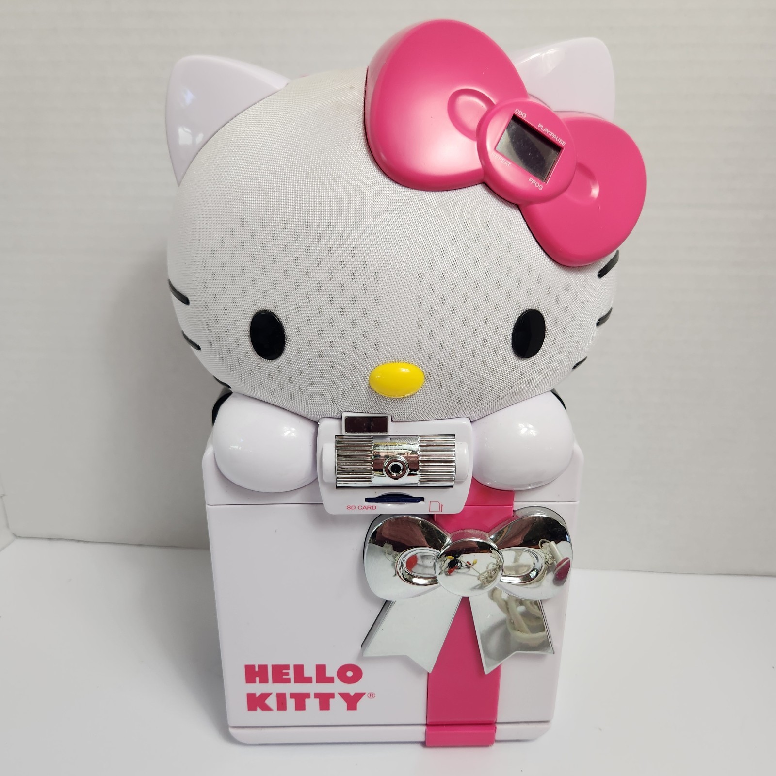 Hello Kitty Karaoke Machine - Used Condition With Cords And Microphone Tested .