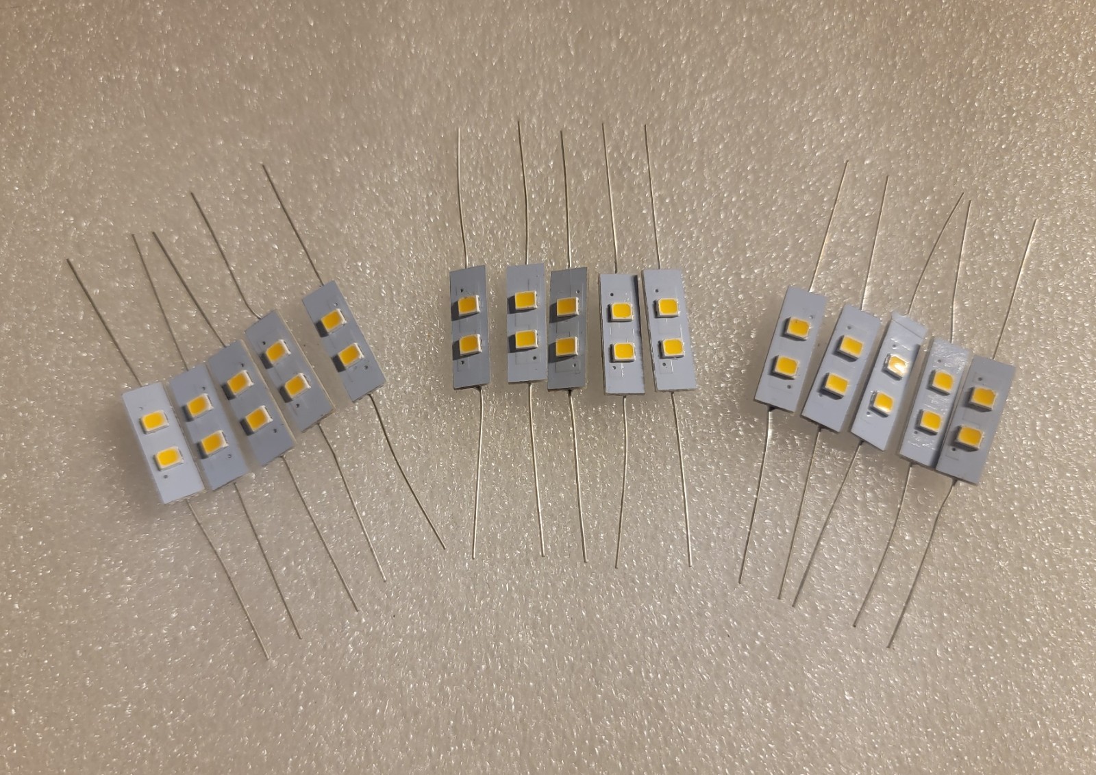 (15) WARM WHITE 8v-LED AXIAL LAMPS- Allen & Heath GL 3300 GL 3000 VU METER BULBS