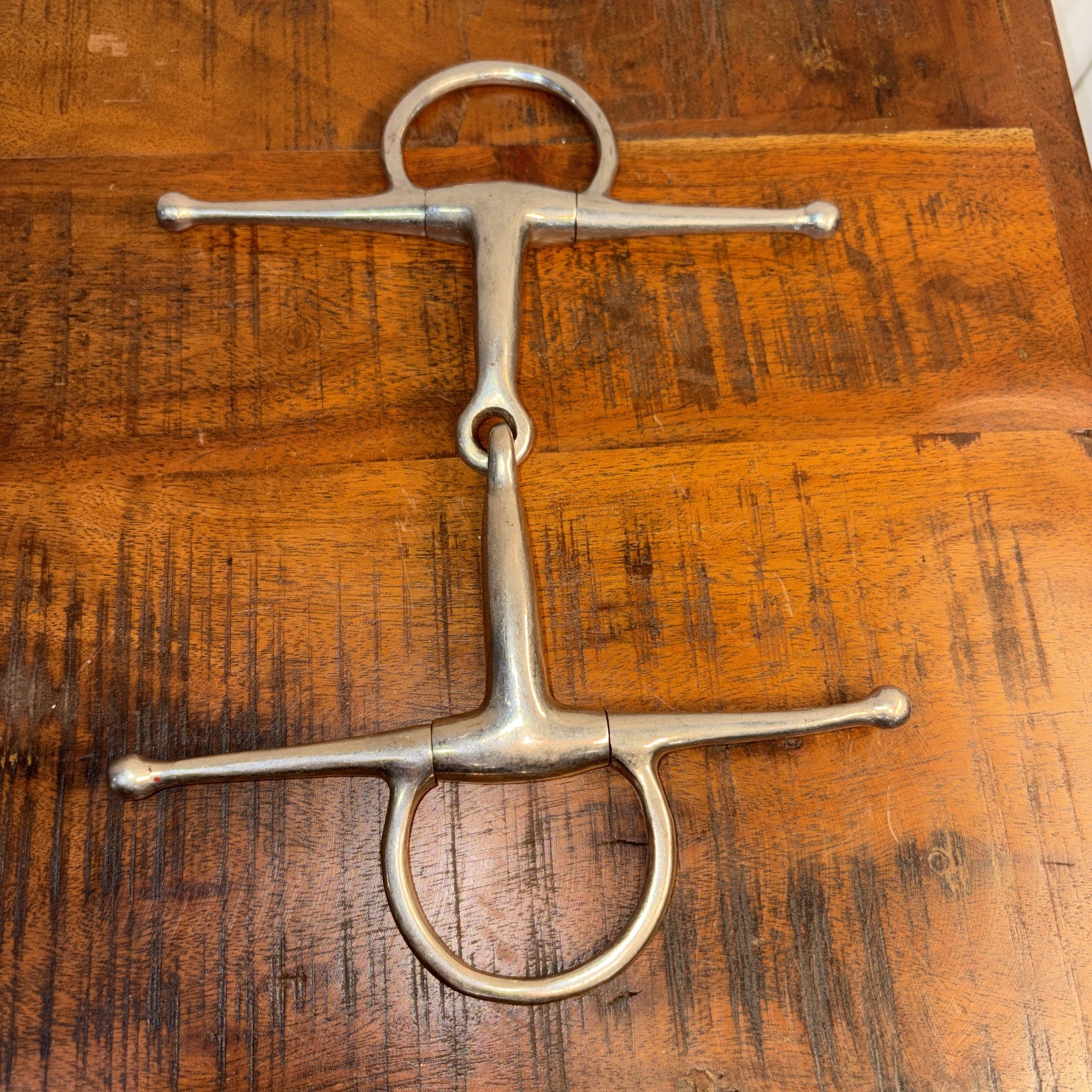 Stainless Steel Smooth Single Jointed Full Cheek Snaffle Horse Bit 5"