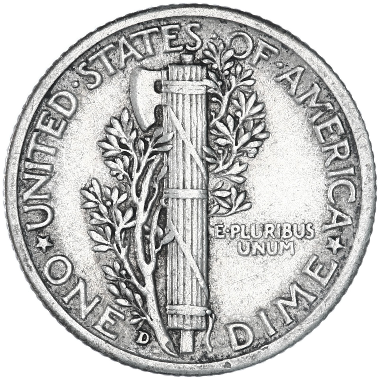 1942 D Mercury Dime 90% Silver Extra Fine XF