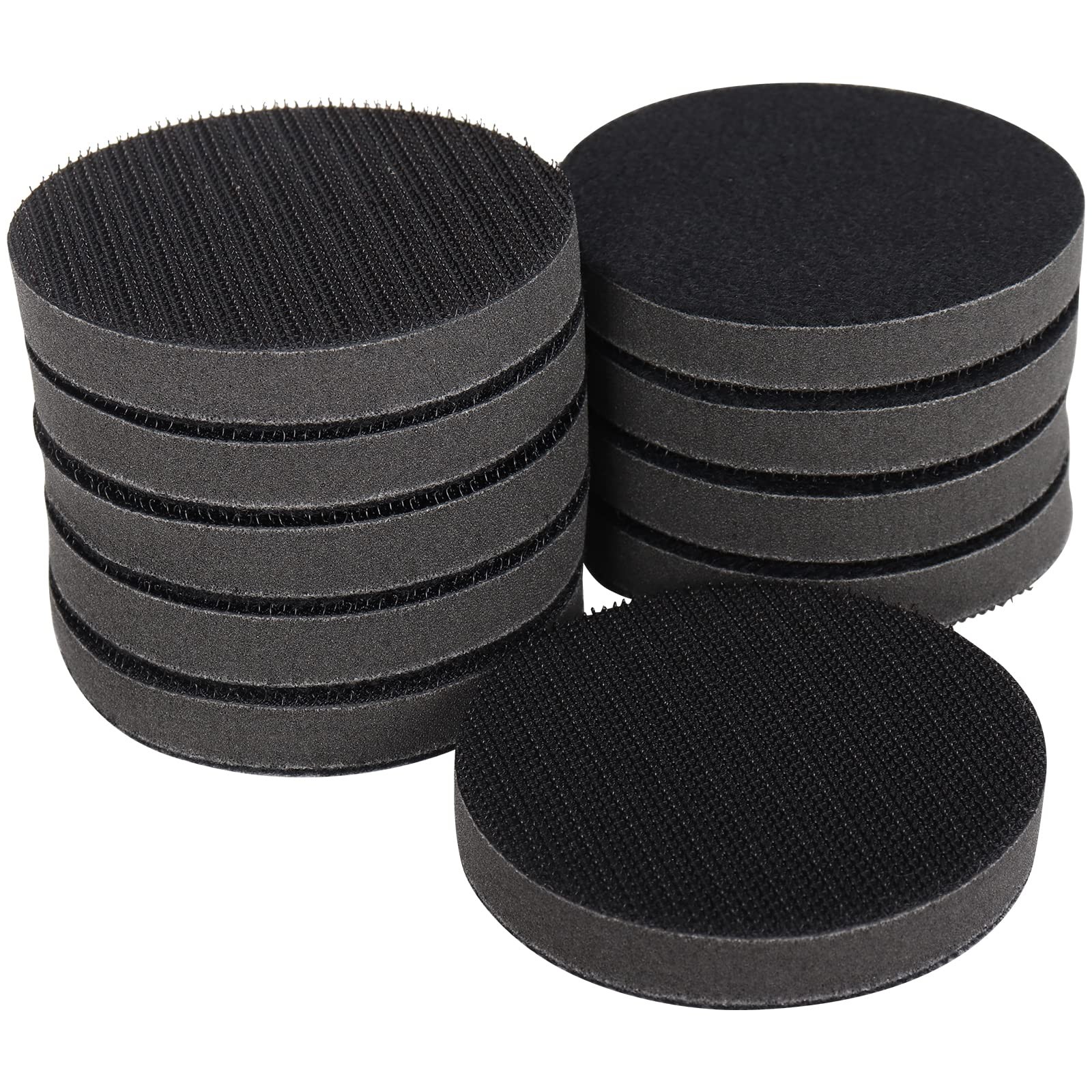 10x 3" 75mm Hook & Loop Foam Interface Pad for DA Sanders