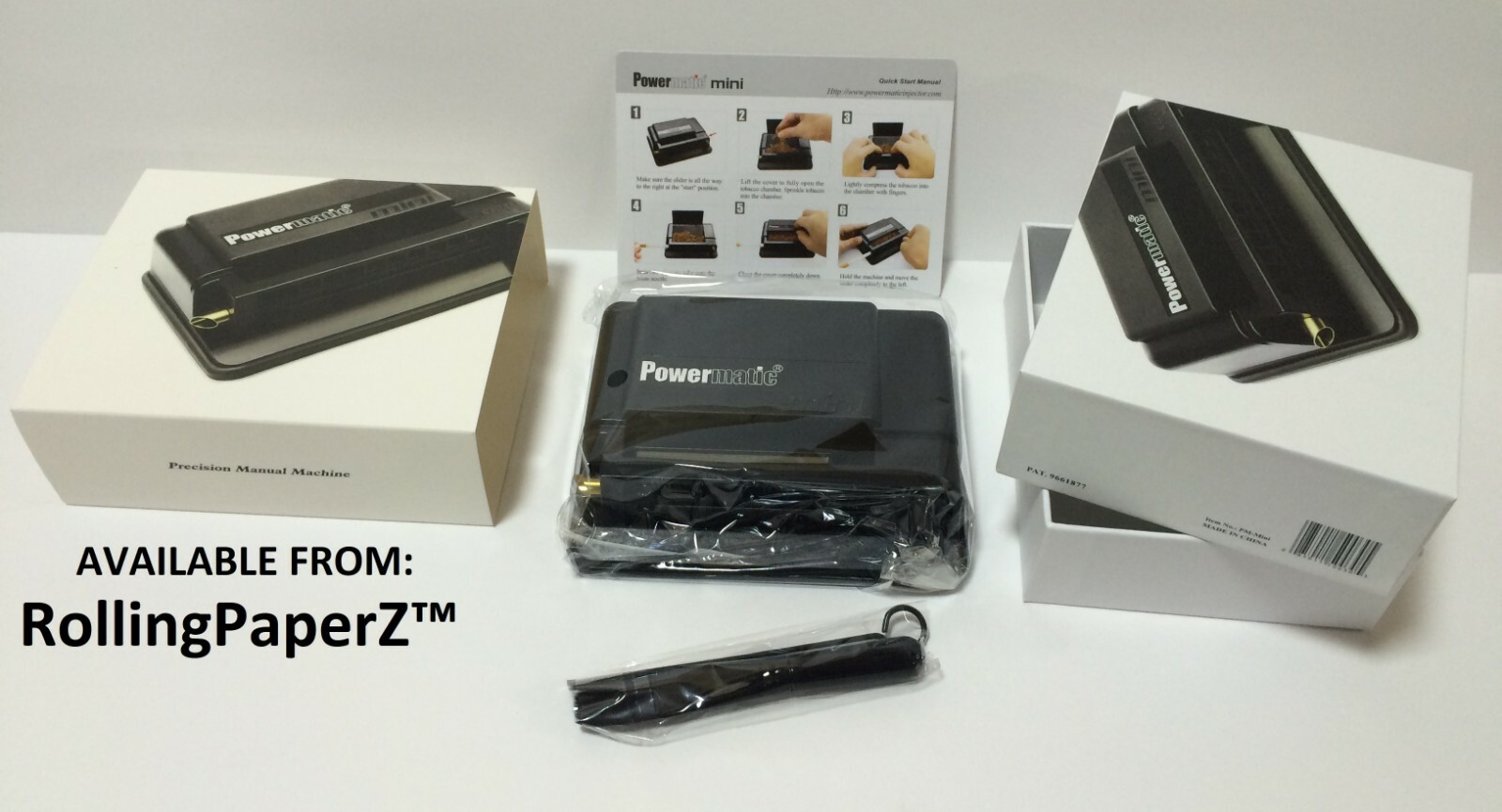 POWERMATIC MINI Cigarette Injector Machine Makes Regular and 100mm Size