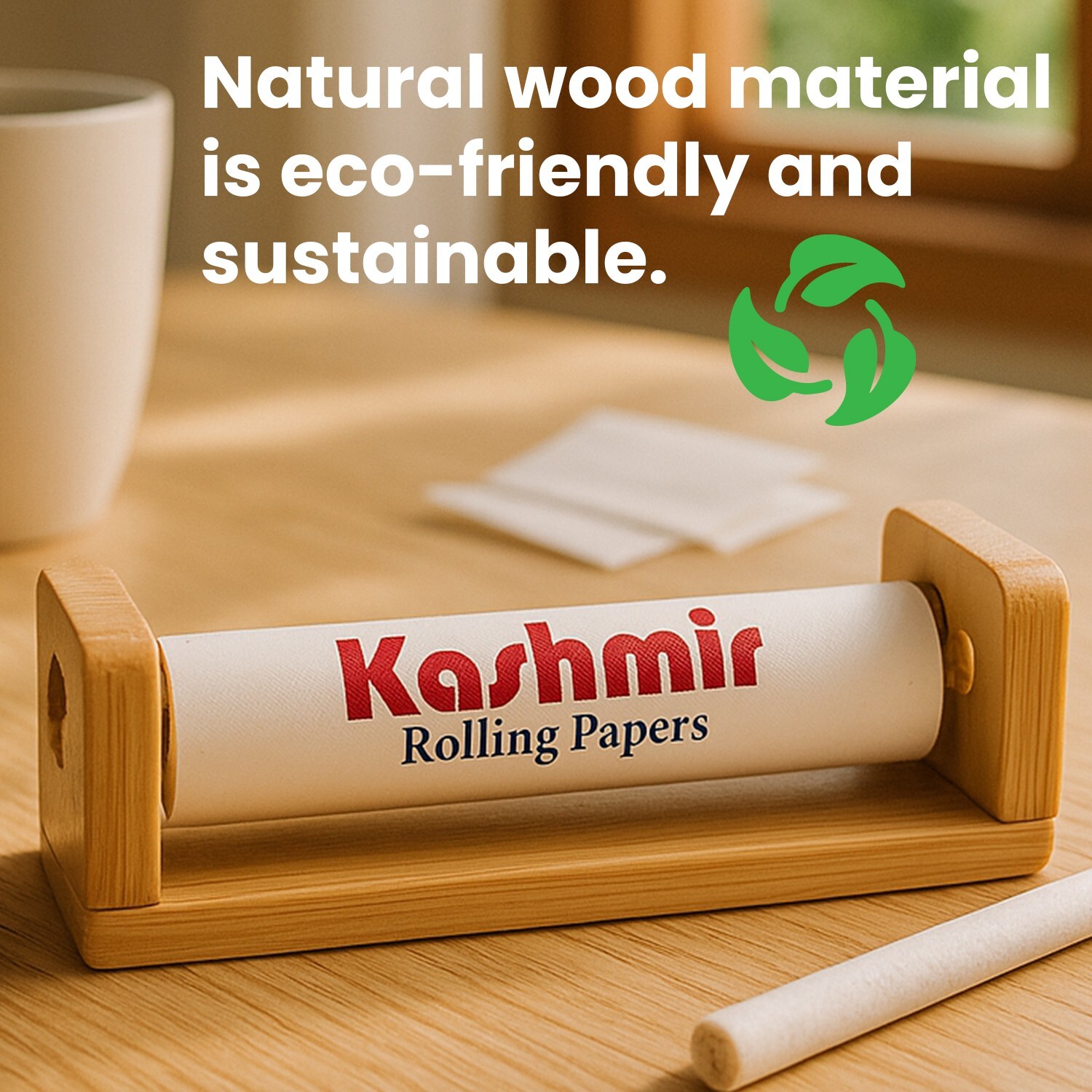 Rolling Papers Machine | Bamboo Hand Roller for rolling papers pack of 3